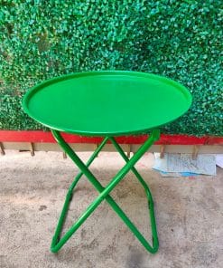 BÀN SẮT TRÀ CHANH TRÒN - XANH LÁ