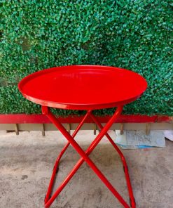 Bàn sắt trà chanh đỏ mới