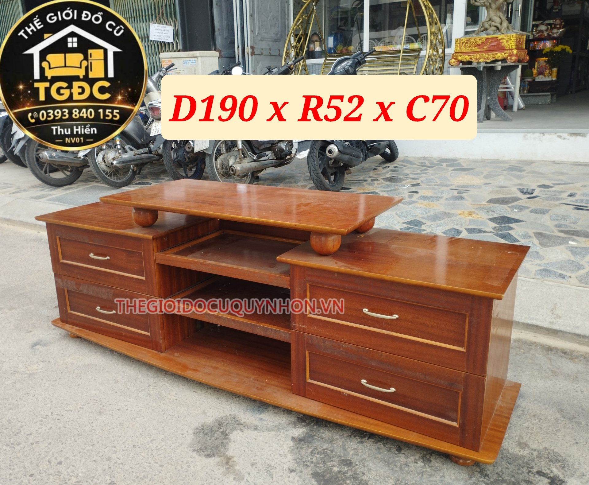 KỆ TIVI GỖ TL 1