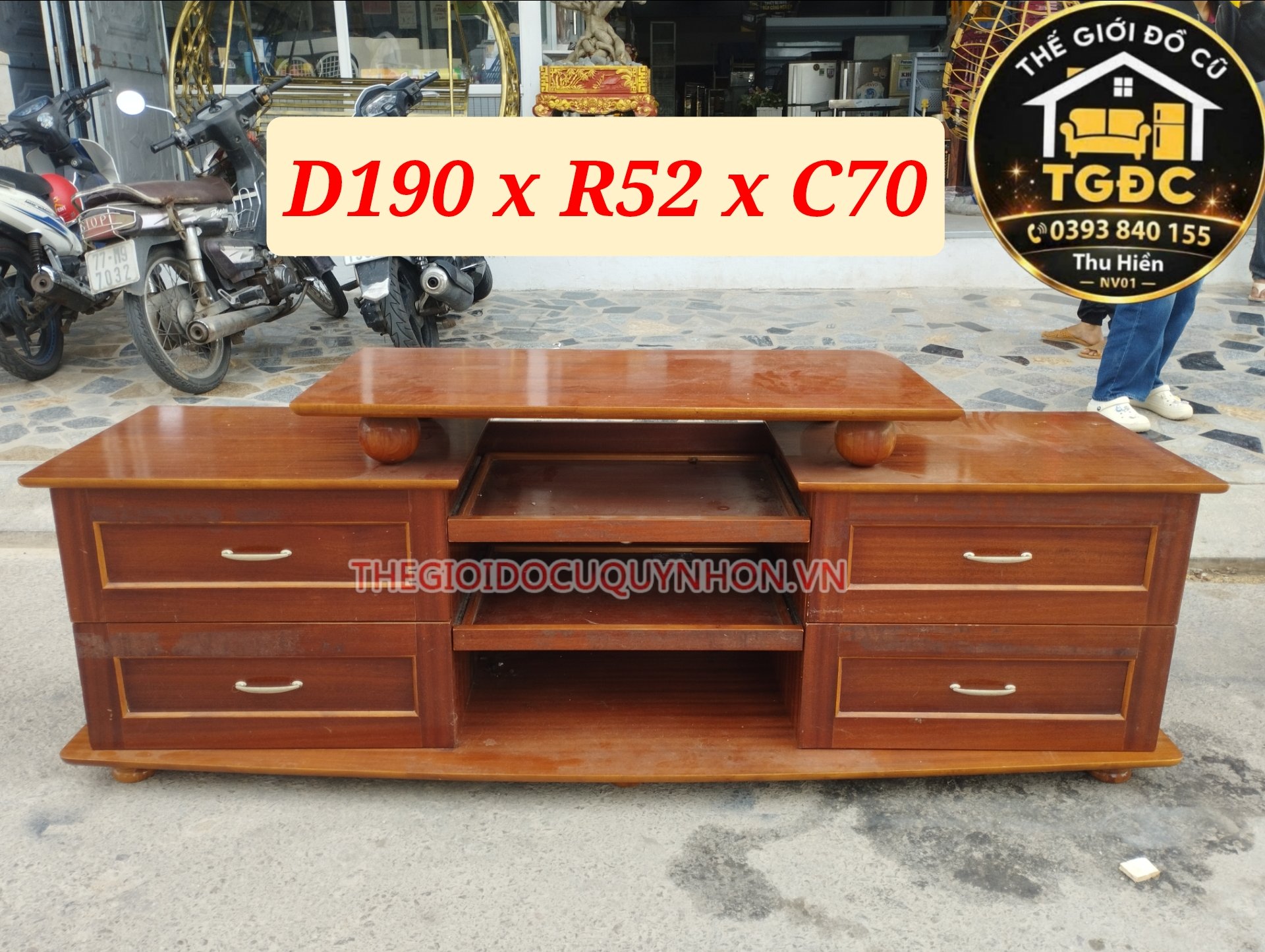 KỆ TIVI GỖ TL 2