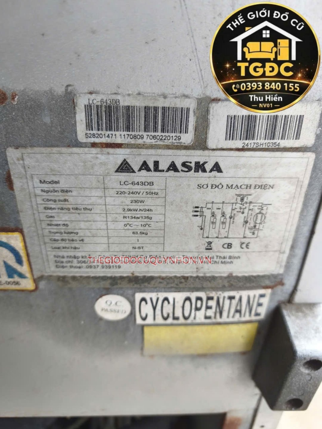 MODEL tủ 2 cánh ALASKA