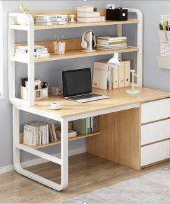 BÀN GIÁ SÁCH 3 HỘC - TỰ NHIÊN