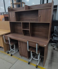 BÀN HỌC KỆ SÁCH ĐÔI 1M4 TL