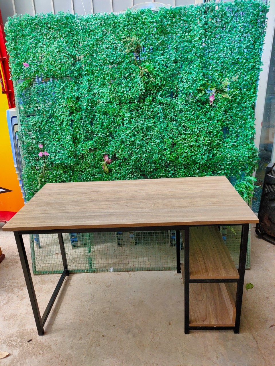 bàn làm việc kệ 02 tầng 1