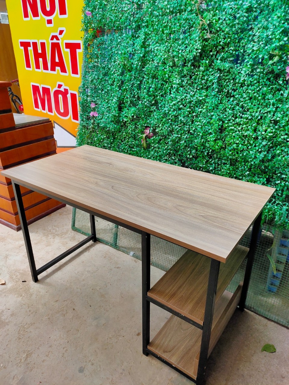 bàn làm việc kệ 02 tầng 2