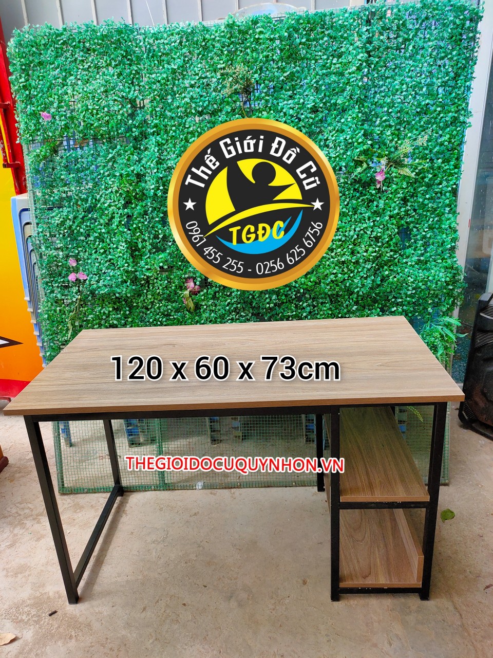 bàn làm việc kệ 02 tầng
