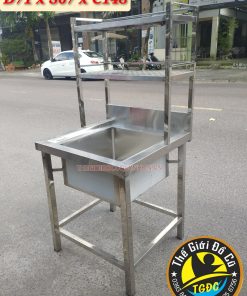 LAVABO CÔNG NGHIỆP ĐƠN CÓ KỆ