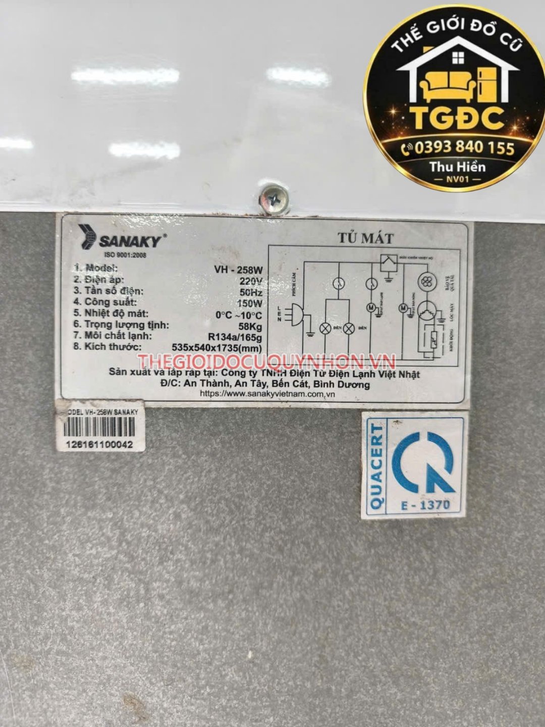 mpdel tủ mát sanaky 2 cánh