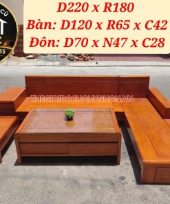 BỘ SALON GÓC L 4 MÓN