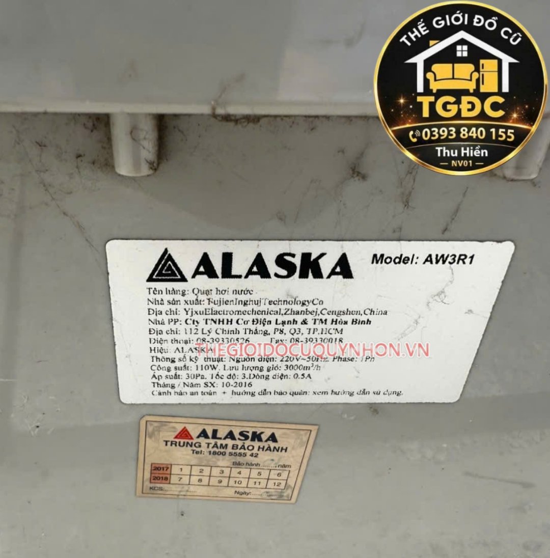 quạt hơi nước alaska 2
