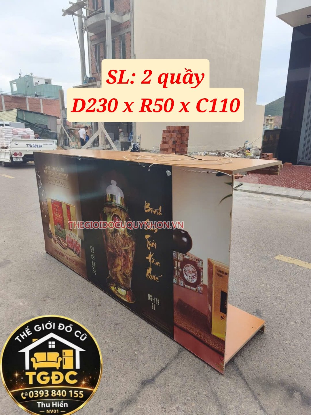 quầy MDF D230