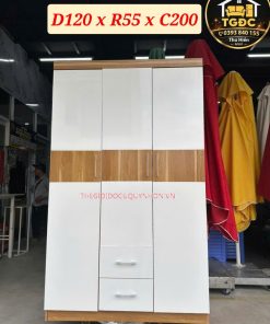 TỦ QUẦN ÁO MDF 03 CÁNH