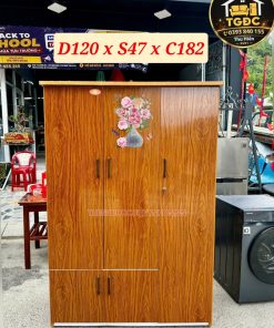 TỦ QUẦN ÁO NHỰA 03 CÁNH